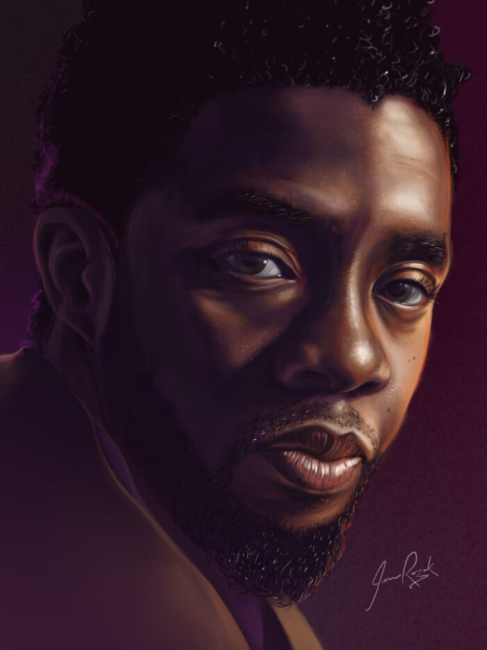 Chadwick Boseman by James Rozak