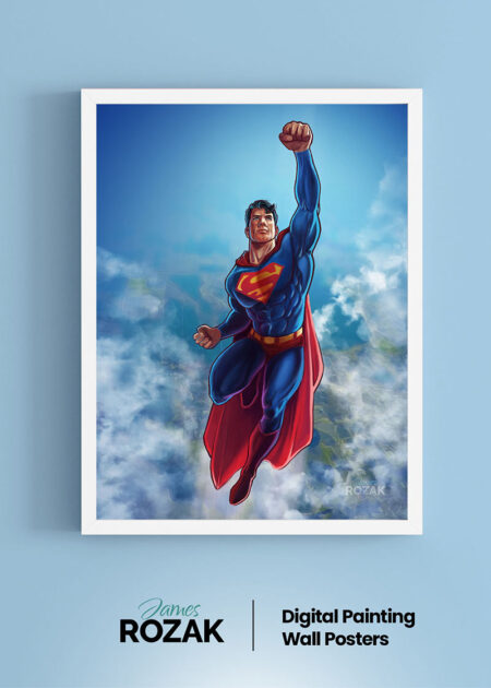 Superman - Digital Painting - James Rozak