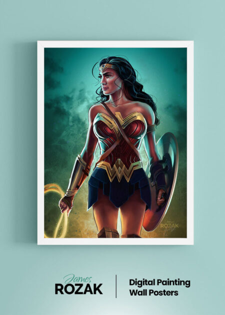 Wonder Woman - Digital Painting - James Rozak