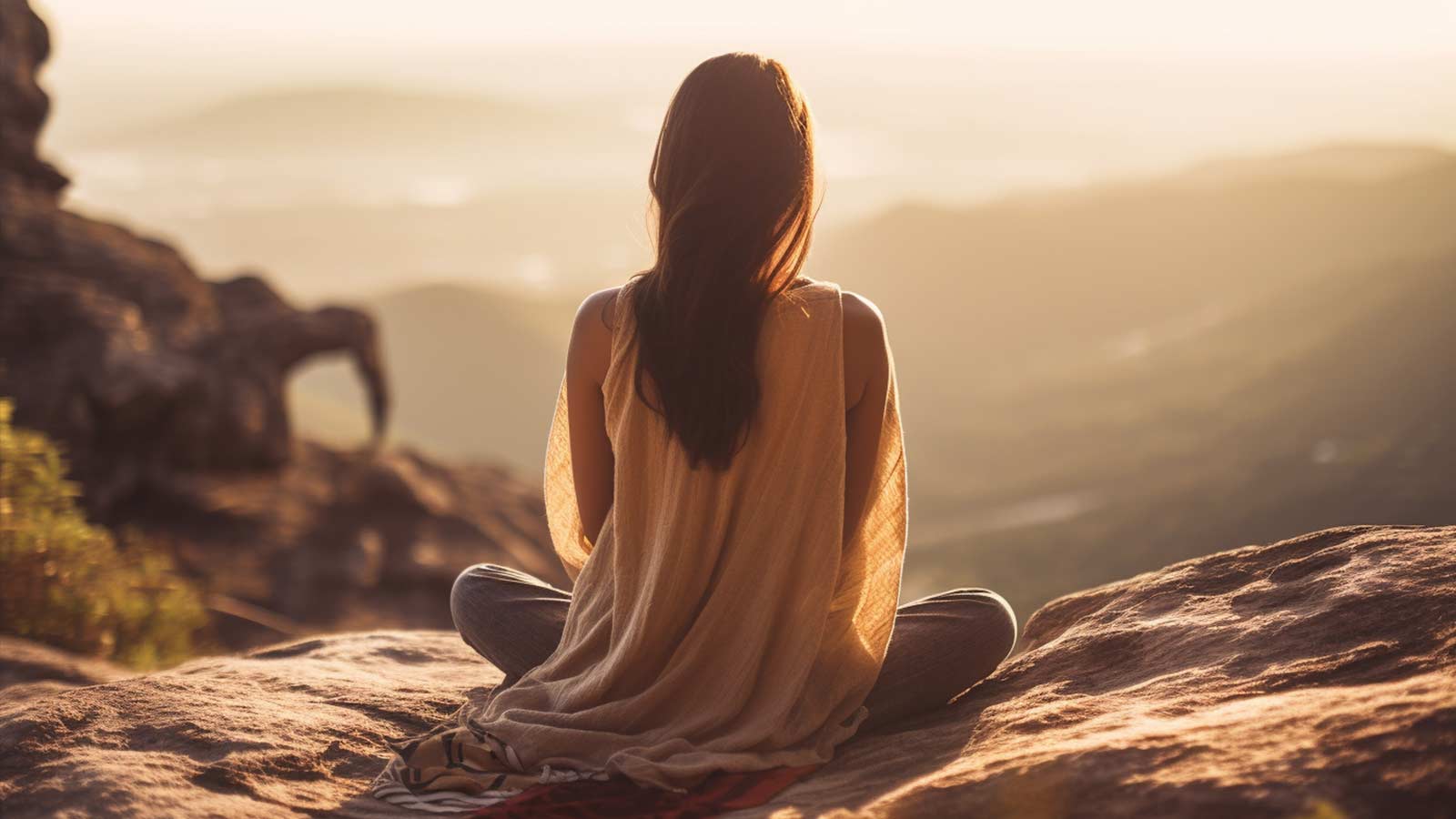 Calming photo of meditation